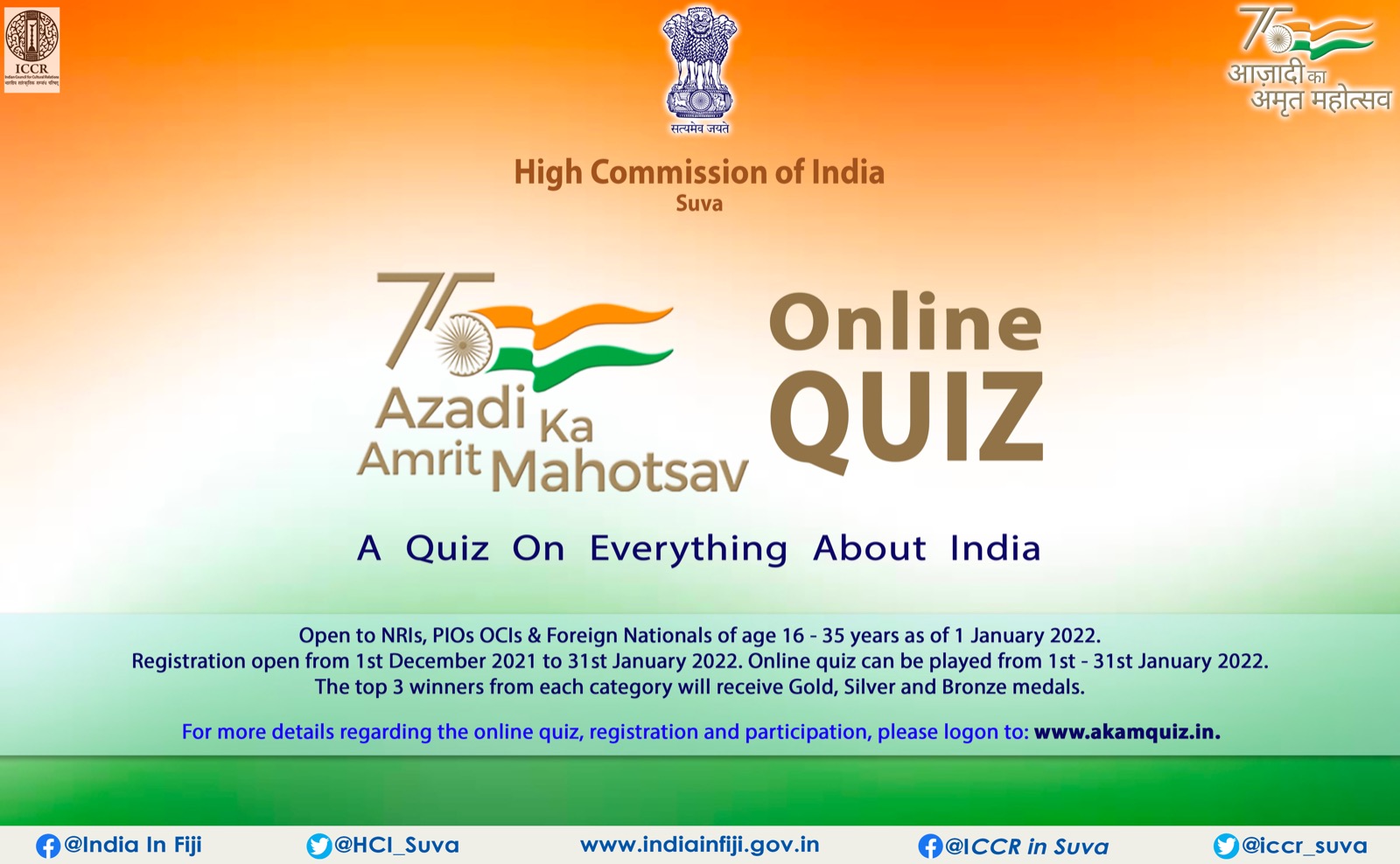  AKAM Online Quiz - Register NOW!